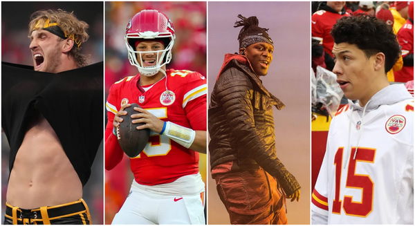 Logan Paul, Patrick Mahomes, KSI, Jackson Mahomes