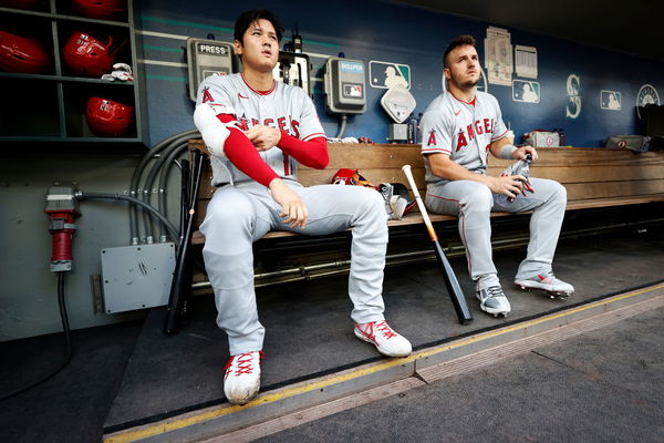 Los Angeles Angels&#8217; Mike Trout and Shohei Ohtani