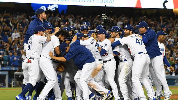 Los Angeles Dodgers NL West Champions Featured Image