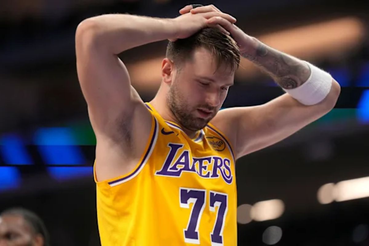 WATCH: Lakers Teammate Shields Distressed Luka Doncic From Cameras During OKC Game