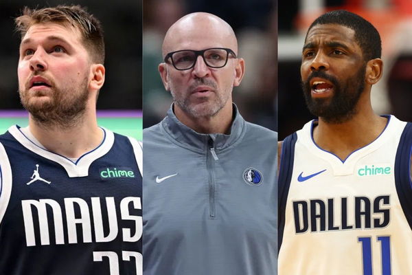 Luka Doncic, Jason Kidd, Kyrie Irving