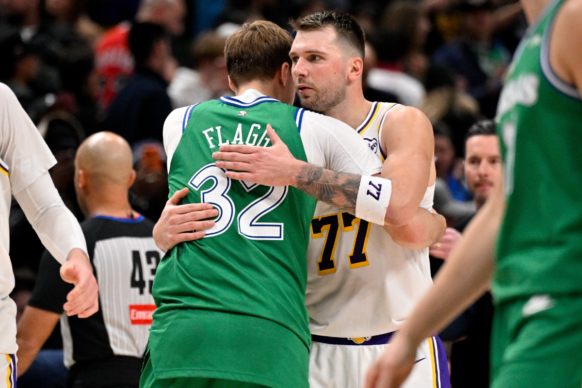 Luka Doncic and Cooper Flagg