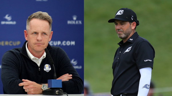 Luke Donald Sergio Garcia Collage