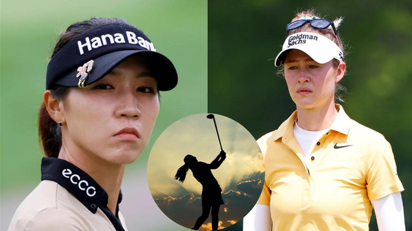 Lydia Ko Nelly Korda Golfer Silhouette Collage (1)