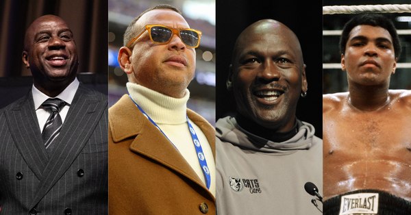 Magic Johnson, Michael Jordan, Muhammad Ali, Alex Rodriguez