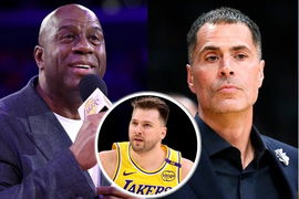 Magic Johnson, Rob Pelinka, Luka Doncic