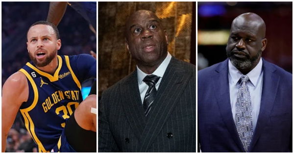 Magic Johnson, Shaquille O&#8217;Neal, Stephen Curry