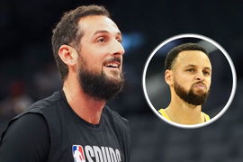 Marco Belinelli and Stephen Curry