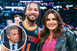 Mariska Hargitay, Jalen Brunson and Ben Stiller