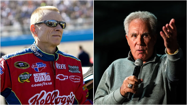 Mark Martin and Darrell Waltrip