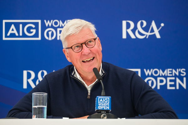 Martin Slumbers Chief Executive of the R&amp;A during a press conference