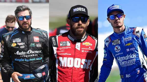 Martin Truex Jr, Ross Chastain, Kyle Larson