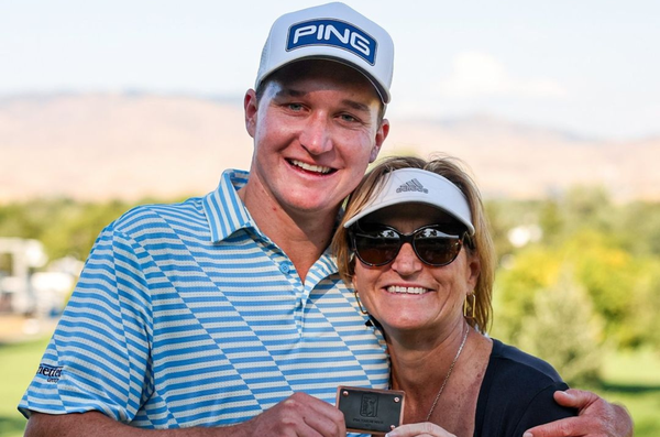 Matt McCarty, mom, and his PGA Tour card