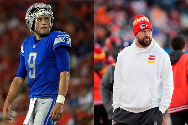 Matthew Stafford and Travis Kelce