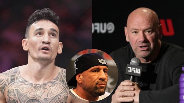 Max Holloway, Mark Coleman, Dana White (1)