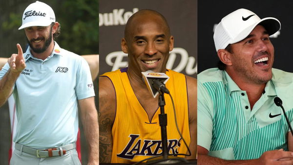 Max Homa Kobe Bryant Brooks Koepka Collage