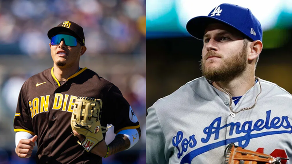 Max Muncy and Manny Machado