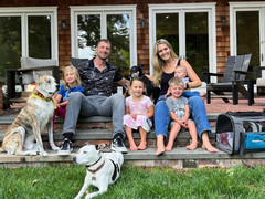 Max Scherzer with his family