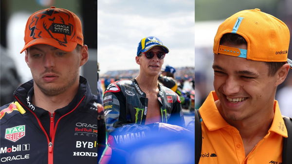 Max Verstappen, Fabio Quartararo, and Lando Norris