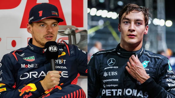 Max Verstappen, George Russell