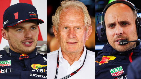 Max Verstappen, Helmut Marko, Gianpiero Lambiase