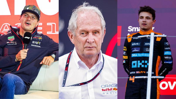 Max Verstappen, Helmut Marko, Lando Norris