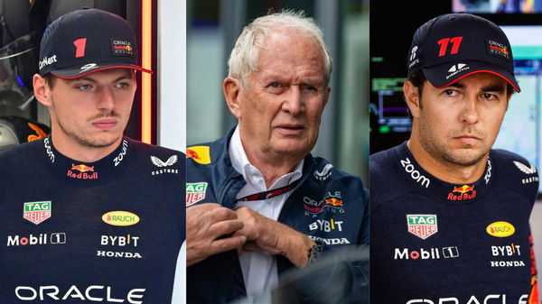 Max Verstappen, Helmut Marko &#038; Sergio Perez