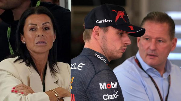 Max Verstappen, Jos Verstappen, and Sophie Kumpen