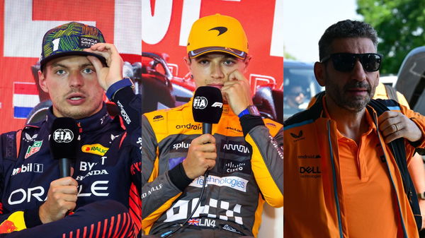 Max Verstappen Lando Norris Andrea Stella