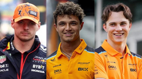 Max Verstappen, Lando Norris, Oscar Piastri