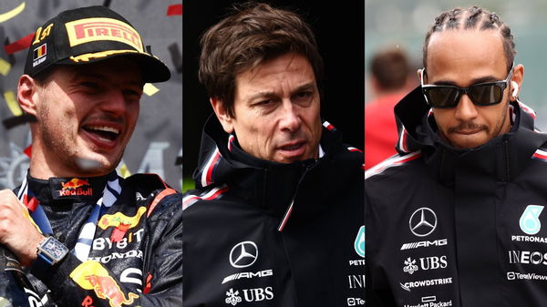 Max Verstappen, Toto Wolff &#038; Lewis Hamilton