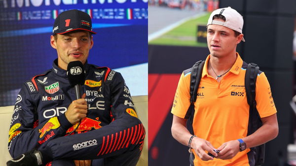 Max Verstappen and Lando Norris