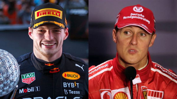 Max Verstappen and Michael Schumacher