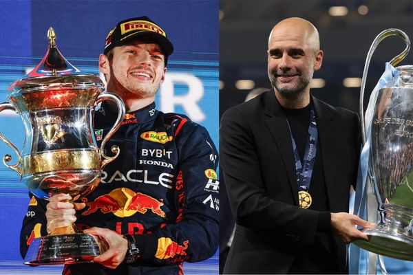 Max Verstappen and Pep Guardiola