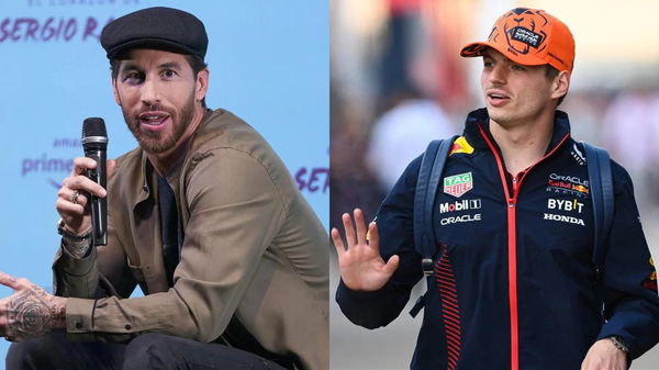 Max Verstappen and Sergio Ramos