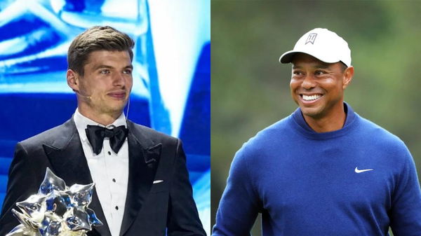 Max Verstappen and Tiger Woods