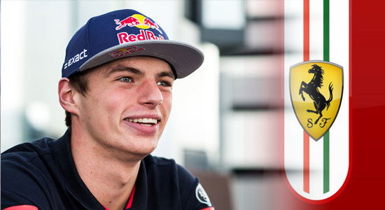 Max-Verstappen in Ferrari