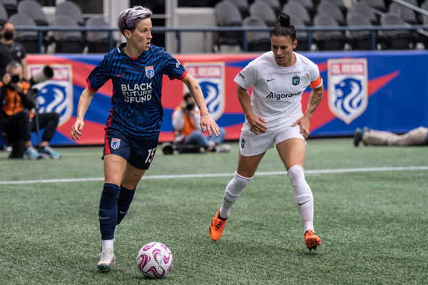 Megan Rapinoe and Ali Krieger