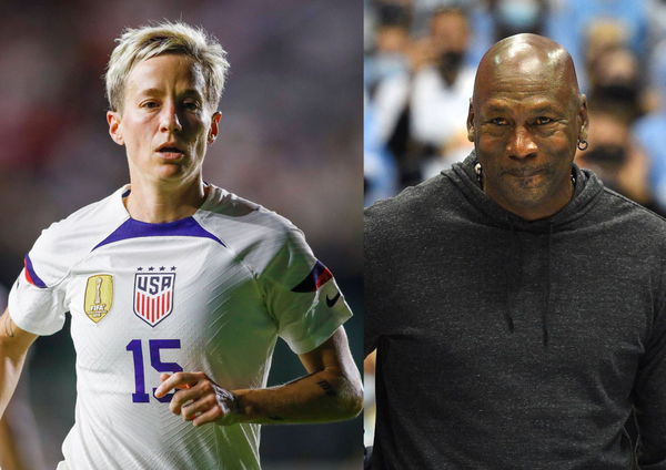 Megan Rapinoe and Michael Jordan