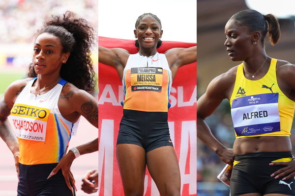 Melissa Jefferson, Sha&#8217;Carri Richardson and Julien Alfred