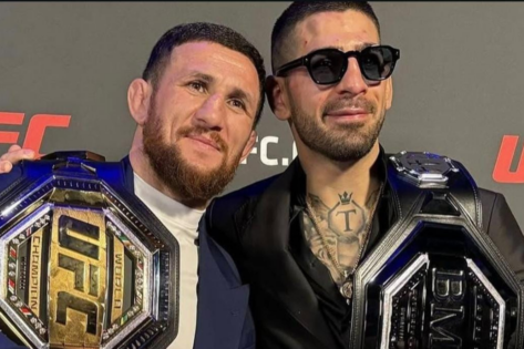 Ilia Topuria Backs Merab Dvalishvili in a Heartwarming Post Ahead of UFC 316 Rematch Against Sean O’Malley