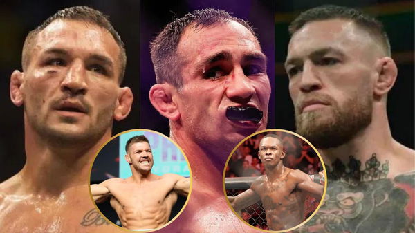 Michael Chandler, Tony Ferguson, Conor McGregor, Dricus du Plessis and Israel Adesanya