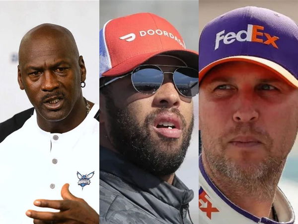 Michael Jordan, Bubba Wallace, Denny Hamlin