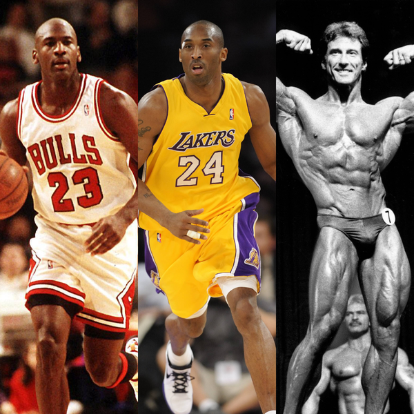 Michael Jordan, Kobe Bryant, Frank Zane