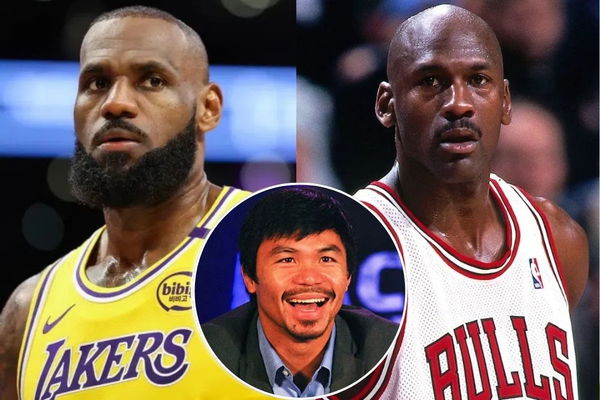 Michael Jordan, LeBron James, Manny Pacquiao