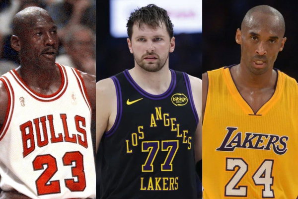 Michael Jordan, Luka Doncic, Kobe Bryant