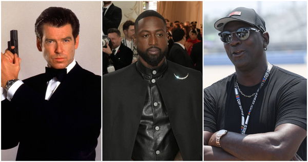 Dwyane Wade, Pierce Brosnan, Michael Jordan