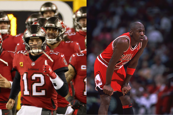 Michael Jordan and Buccaneers team