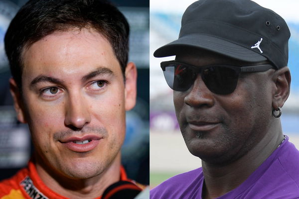 Michael Jordan and Joey Logano