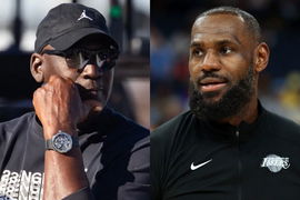 Michael Jordan and LeBron James